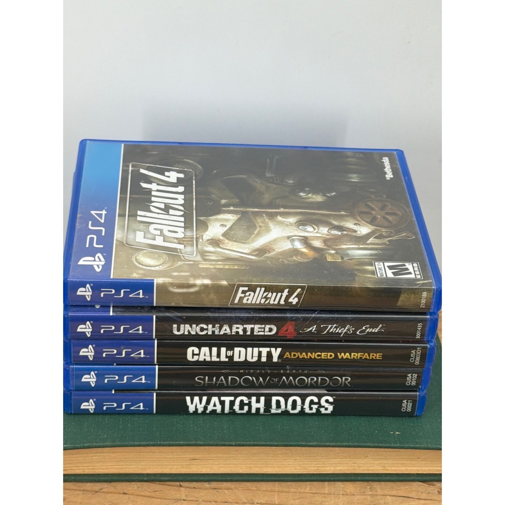 PS4 Game Bundle Fallout 4 Uncharted 4 COD Advanced Warfare Shadow Mordor